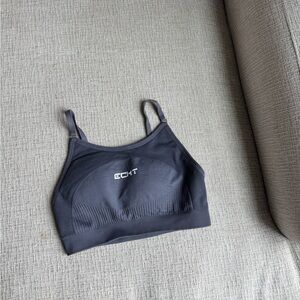 ECHT Charcoal Gray Sports Bra